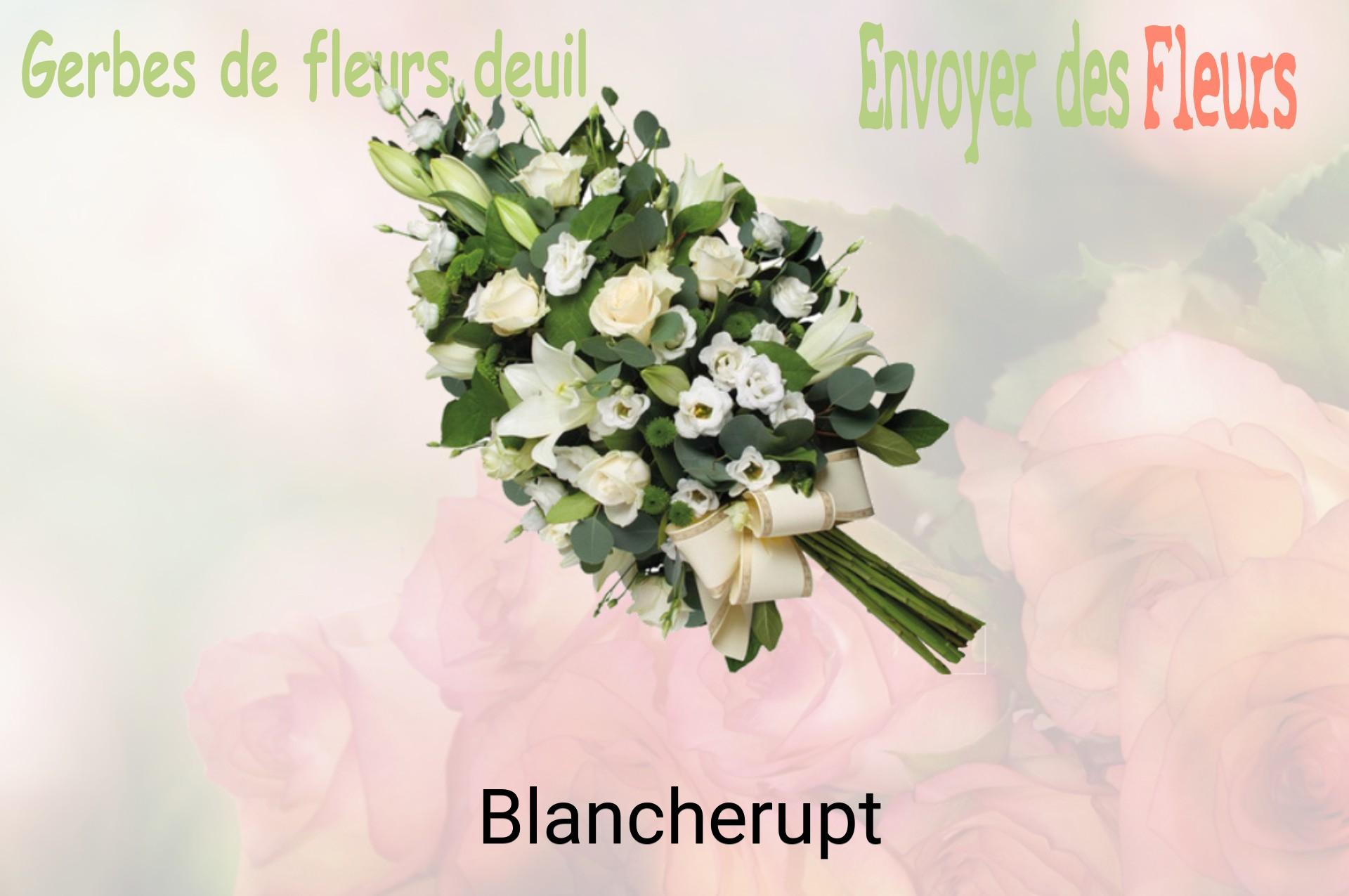 Gerbe de fleurs de deuil livrée à Blancherupt